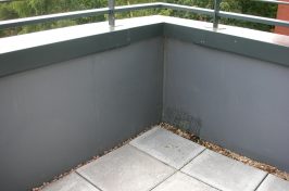 detailed view of a roof terrace